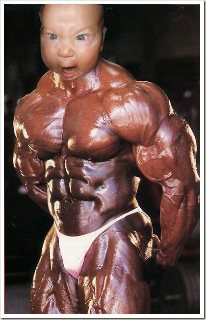 Frightning Plastic Faced Baby Builder Frightning Plastic Faced Baby Builder