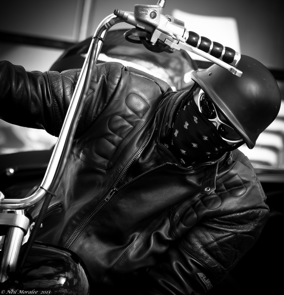 BLACK BIKER photo